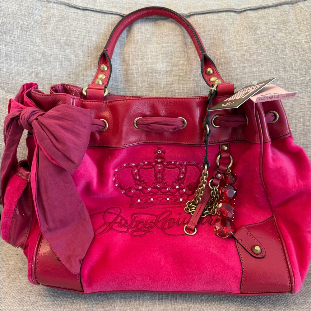 NWT Juicy Couture Pink Daydreamer Tote